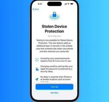 元门乡苹果授权维修店分享被盗设备保护功能开启方法 
