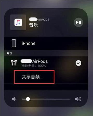 元门乡苹果14音频维修点分享iPhone14音频共享设置方法 